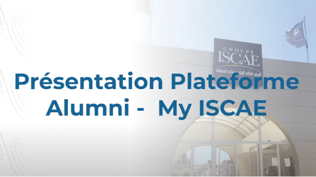 Enregistrement de la présentation de la Plateforme MyISCAE 